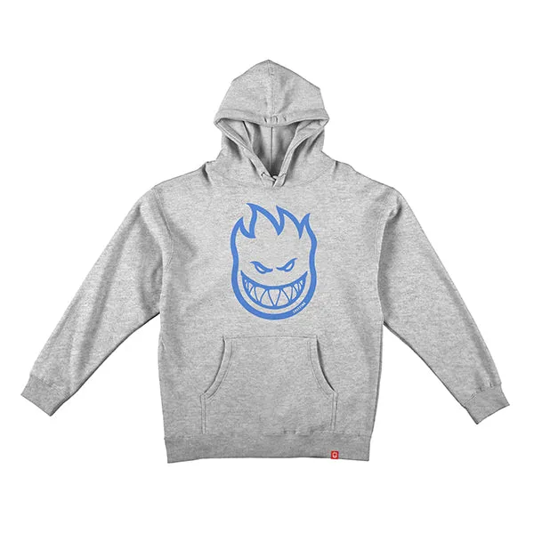 SPITFIRE BIGHEAD HOOD YOUTH GREY HEATHER/LT BLUE