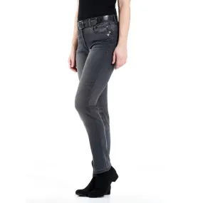 Stretchhose Sophie black denim washed