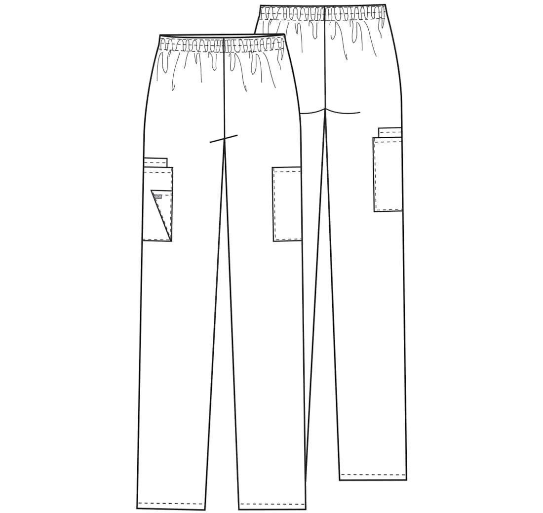 Tend WW Originals Natural Pull-On Cargo Pant Pewter - Inseam  30" (76 cm) TD-4200PWTW