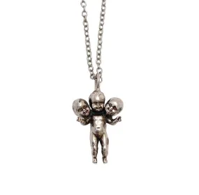 Three Headed Baby Necklace