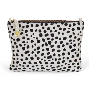 Vale Pouch (Loops) | White and Black Spots