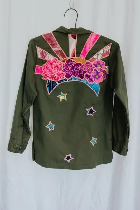 Vintage Sun   Moon Army Jacket - P