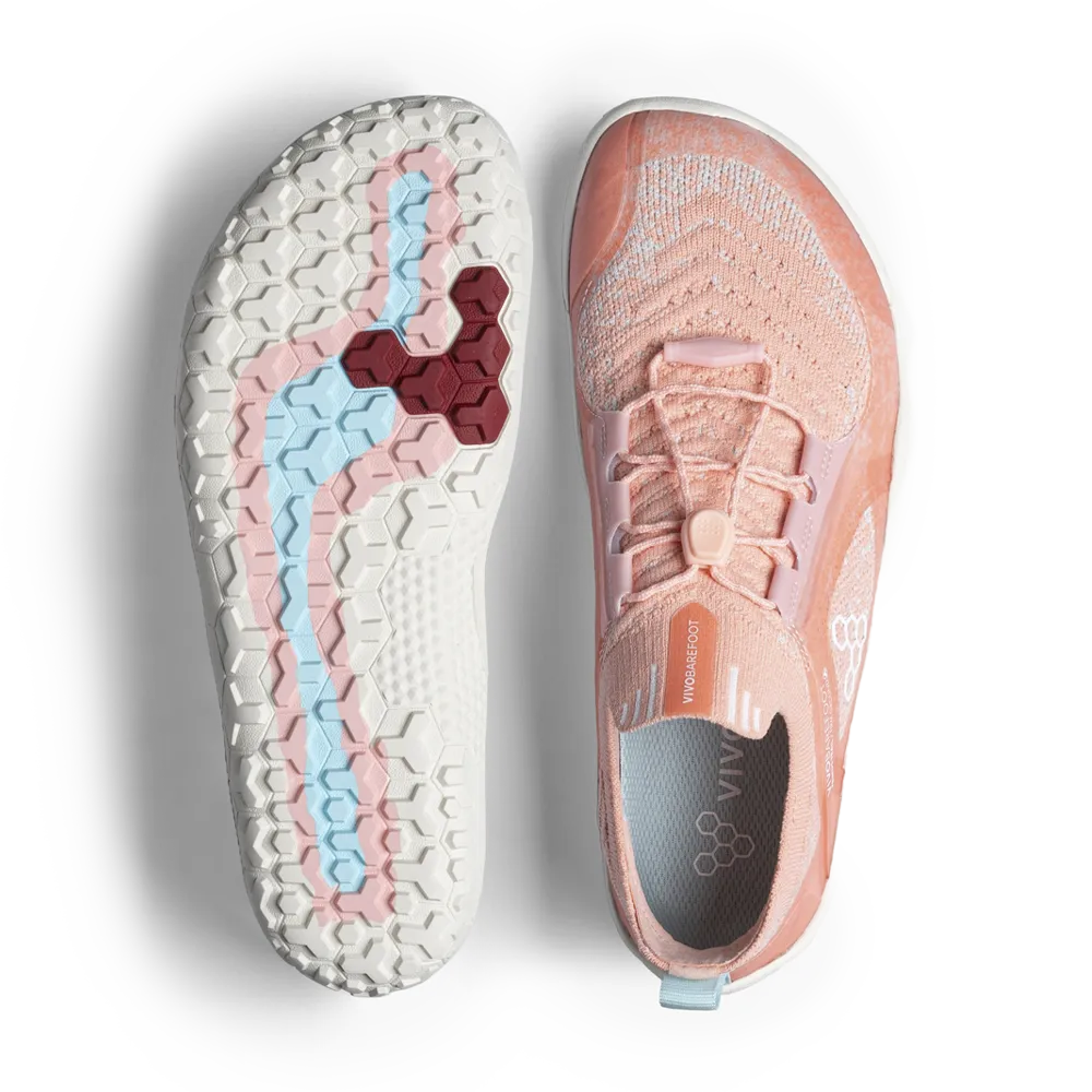 Vivobarefoot Primus Trail Knit FG Womens Peach Melba