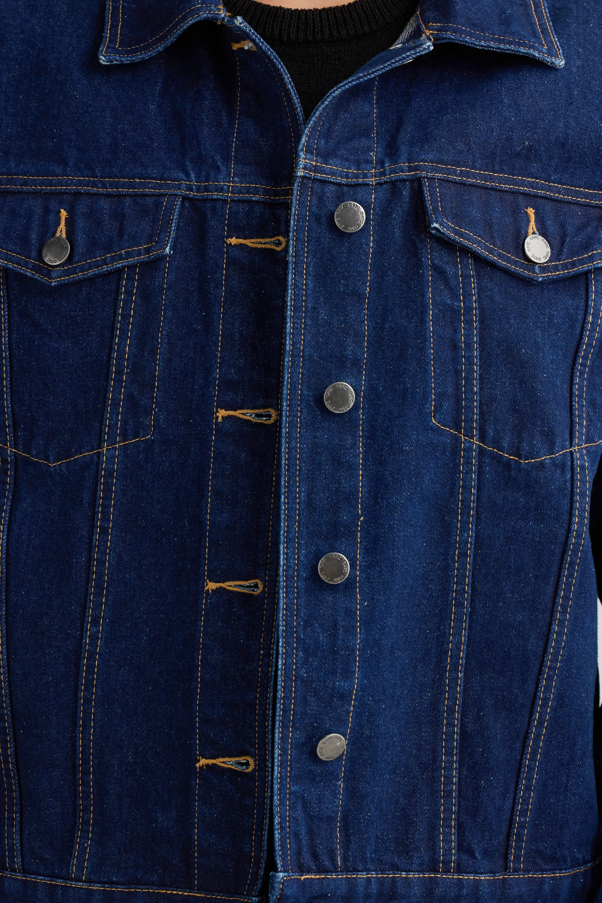 Willow Boxy Denim Jacket Dark Blue