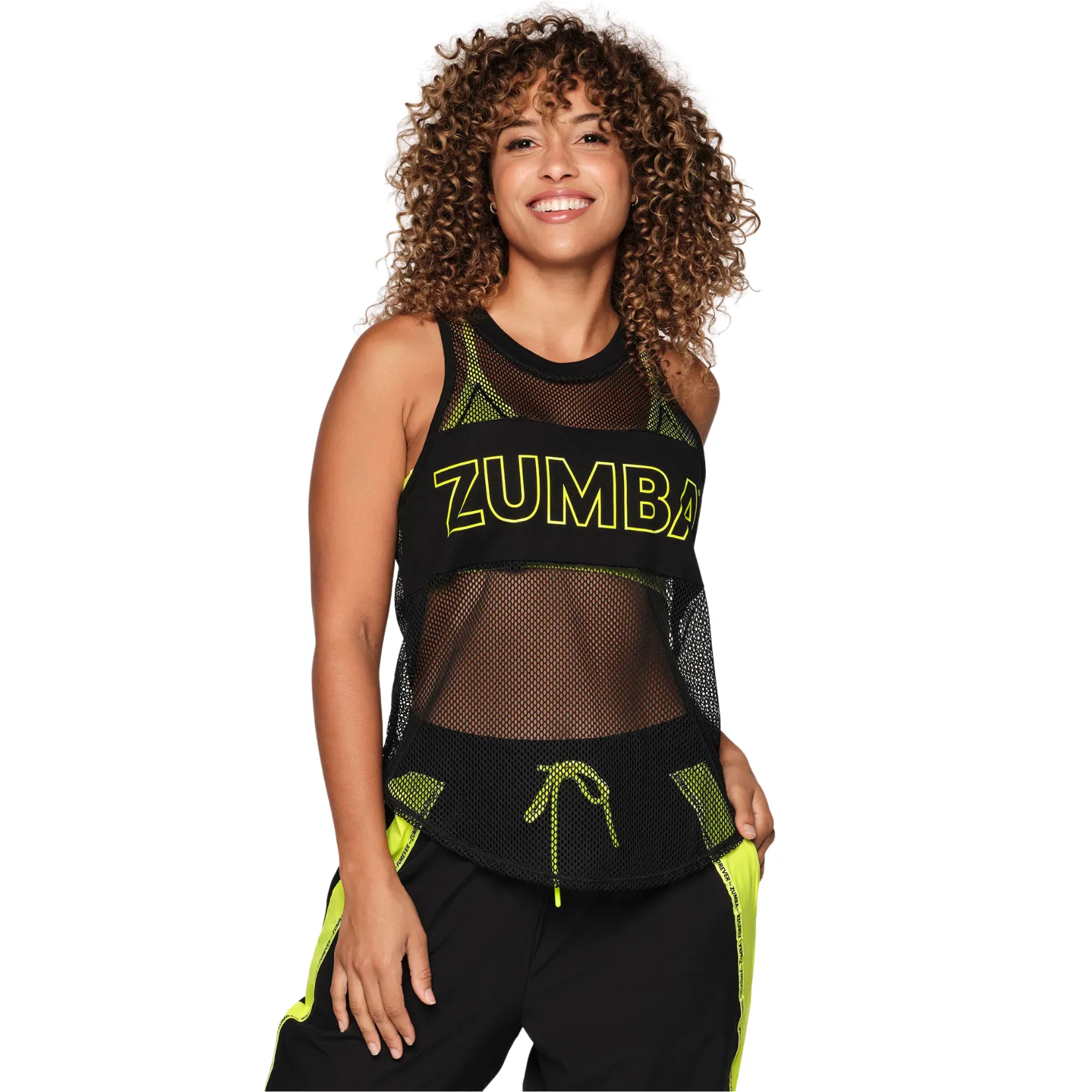 Zumba Forever High Neck Mesh Tank (Special Order)